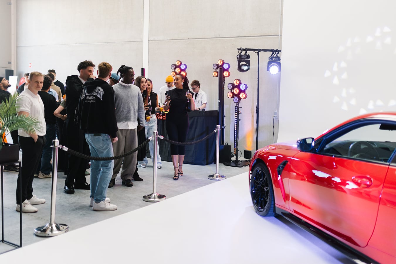 Photo d'un évent au studio